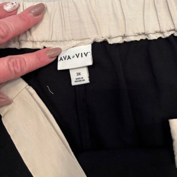 Women's Mini Wrap Skort - Ava & Viv™ NWT 3X - Picture 6 of 6